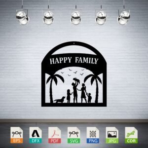 Family Beach Palm