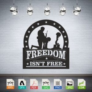 Freedom Isn't Free Soldier Memorial CNC